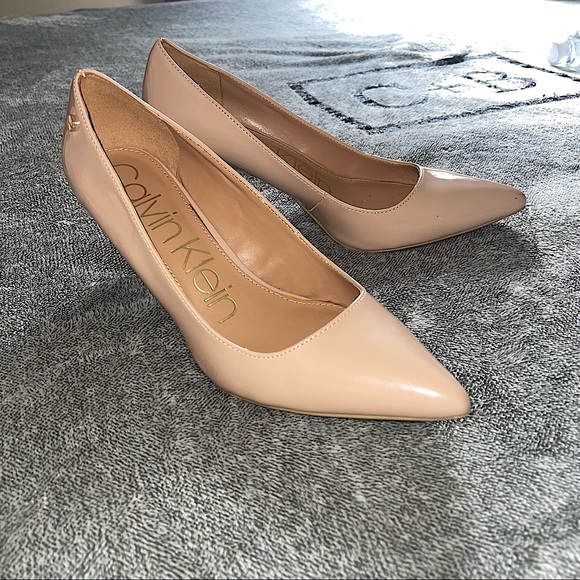 Calvin Klein Shoes - Women’s Calvin Klein Nude Pumps